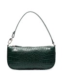 crocodile-effect shoulder bag