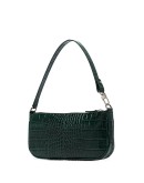 crocodile-effect shoulder bag