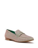 Penny Talitha lurex loafers