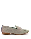 Penny Talitha lurex loafers