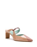patent leather Marrakesh mules