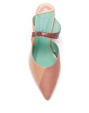 patent leather Marrakesh mules