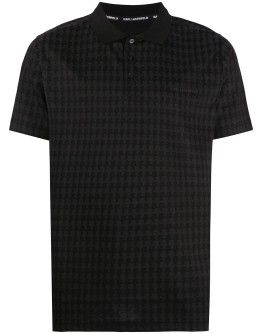 all-over print polo shirt