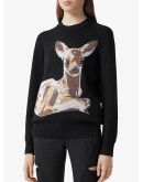 deer intarsia jumper