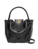 Monogram motif bucket bag