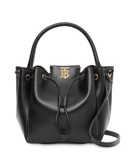 Monogram motif bucket bag