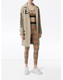 Vintage Check sports bra