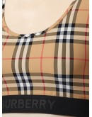 Vintage Check sports bra