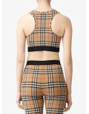 Vintage Check sports bra