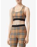 Vintage Check sports bra