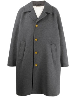 oversized mid-length coat