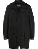 midi hooded parka 