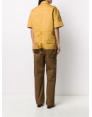 two-tone utility jumpsuit