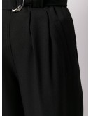 high waist belt trousers