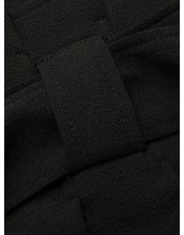 high waist belt trousers