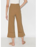 Kazashi high waist cropped trousers