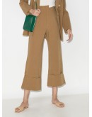 Kazashi high waist cropped trousers