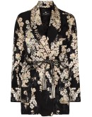 floral jacquard kimono jacket