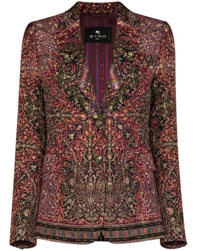 jacquard blazer