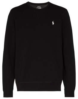 logo-embroidered sweatshirt