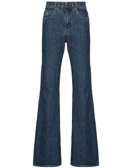 high-rise flared jeans