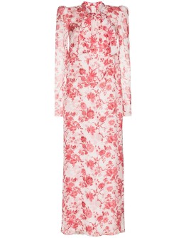 Unconditional floral-print silk dress
