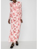 Unconditional floral-print silk dress