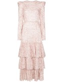 Liberty tiered paisley-print dress