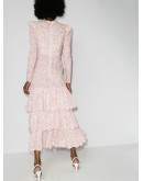 Liberty tiered paisley-print dress