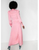 Firefly ruffled silk maxi dress