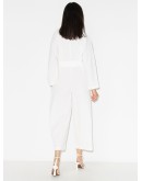 Osamu cotton and linen-blend jumpsuit