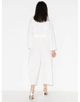 Osamu cotton and linen-blend jumpsuit