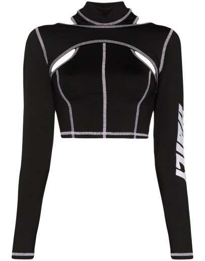 Holero cutout crop top
