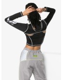 Holero cutout crop top