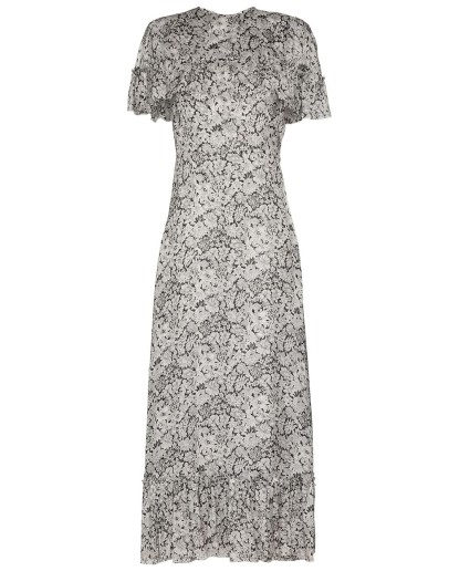 Bombette floral-print silk dress