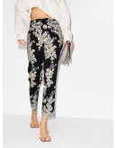 floral-print straight-leg trousers