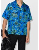 floral print bowling shirt