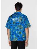 floral print bowling shirt