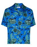 floral print bowling shirt