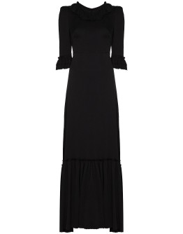 Gloria ruffle-detail maxi dress