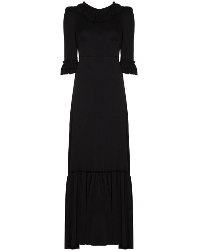 Gloria ruffle-detail maxi dress