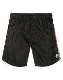 logo-patch swim shorts
