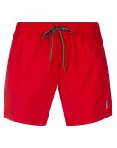 drawstring waist track shorts