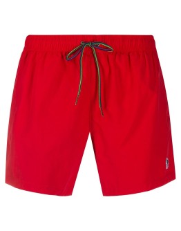 drawstring waist track shorts