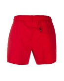 drawstring waist track shorts