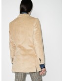 single-breasted corduroy blazer