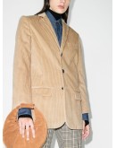 single-breasted corduroy blazer