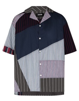 Fitzroy panelled short-sleeve shirt