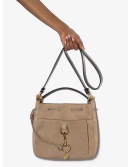 small Tony leather bucket bag