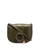 Hana croc-effect cross body bag